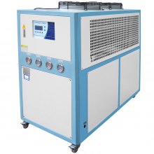 10 Ton Air-cooled Industrial Chiller 30kw Lcd 145l Water Tank Stainless Steel