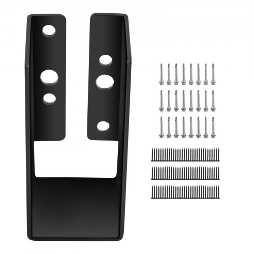 

VEVOR Concealed Joist Hanger, 2 x 4" Outdoor Accent Concealed-Flange, Pack of 12 Concealed Joist Bracket, Q235 Steel Plate Powder-Coated Concealed Face Mount Joist Hanger for 2 x 4" Beam Swing