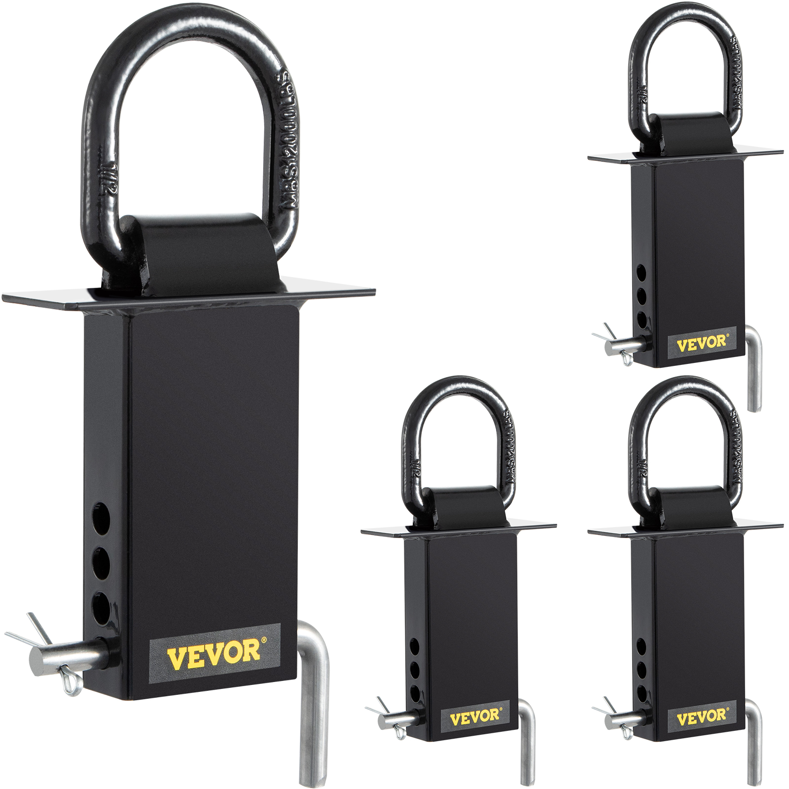 VEVOR Stake Pocket D Ring 4 Pack 12000 lbs Removable Iron D Rings Truck Trailer от Vevor Many GEOs