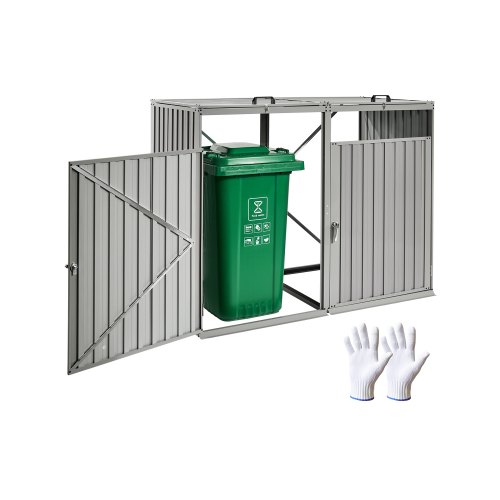 

Trash Can Storage Garbage Can Storage Shed 2 x 52.79 Gal for Trash Cans