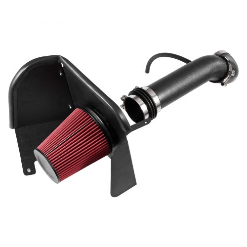 

VEVOR Cold Air Intake, 3.5 Inch Cold Air Intake System + Heat Shield Compatible with 2007-2008 Cadillac Escalade, Chevy Silverado/Suburban, GMC Sierra/Yukon, High Flow Filter Kit Improve Horsepower