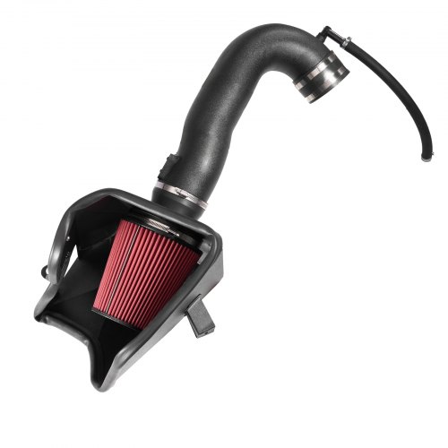 

VEVOR Cold Air Intake, 3.9 Inch Cold Air Intake System + Heat Shield Compatible with 2019-2025 Chevy Silverado/GMC Sierra, 2021-2025 Cadillac Escalade 6.2L, High Flow Filter Kit Improved Horsepower