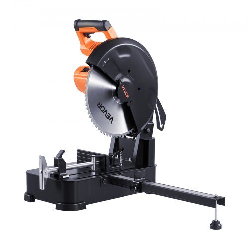 

VEVOR Chop Saw, 14-inch Stainless Steel Cold Cut Blade, 3500 W Powerful Brushless Motor, 750-1200 r/min Adjustable Speed, Metal Cutting Chop Saw for Metal Square and Flat Tubes, I-Shaped Steels