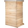 Langstroth Bee Hive 40 Frame 2 Deep 2 Medium Easy Installation Wood