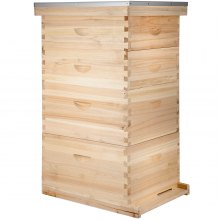 Langstroth Bee Hive 10 Frame 2 Deep 2 Medium (Includes all Frames & Foundations)