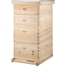 Langstroth Bee Hive 40 Frame 2 Deep 2 Medium Easy Installation Wood
