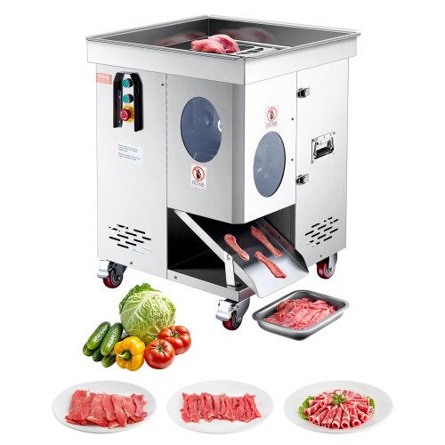 

Electric Meat Cutter Machine 1100W Commercial Cutter Meat Slicer for Kitchen