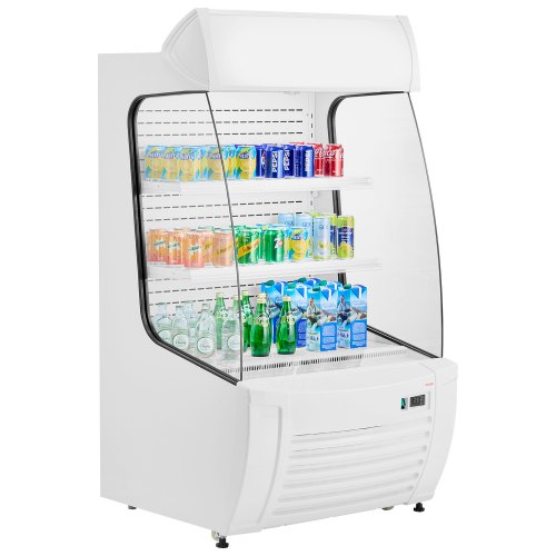 

Open Air Merchandiser 2-Tier Display Cooler with Air Curtain 12.7cu.ft.