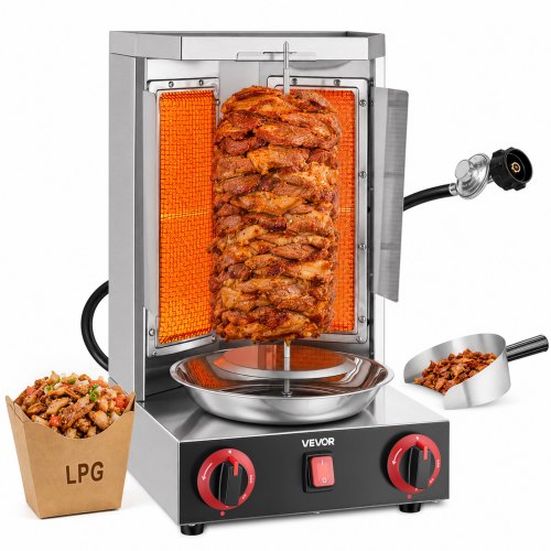 Vevor Countertop Vertical Rotating Oven 15 Lbs Rotisserie Shawarma Machine, For…