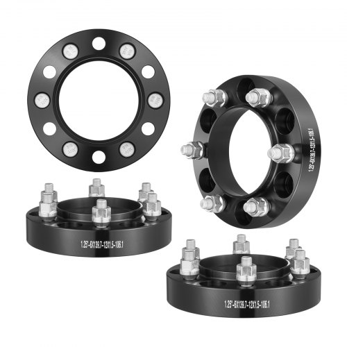 

VEVOR Wheel Spacers, 1.25" 6"x5" Wheel Adapters, 6 Lug Forged Spacer, 106.1 mm Bore Hubcentric M12 x1.5 Studs Spacers, Fit for 1979-2023 Toyota and Lexus, 4 PCS Blue