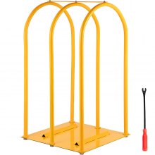 Tire Inflation Cage Tire Cage, 3-bar Car Tire Inflation Tool With A Tire Changer