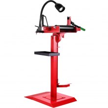 VEVOR Manual Tire Spreader Portable Tire Changer with Stand Adjustable LED Light Tire Spreader Tool for Light Truck and Car