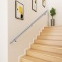 Stair Railing Handrail Stainless Steel Pipe Stairs Grab Stair Rail Outdoor Steps