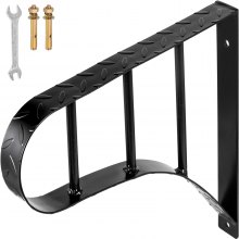Vevor Wrought Iron Handrail Grab Rail Baking Varnish 165lbs With Screws + Wrench