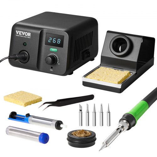 

VEVOR Soldering Iron Station 70W LCD Display Soldering Station Kit 122°F-932°F