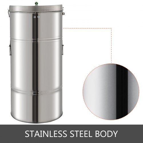 Honey Extractor Beekeeping Equipment Bee 2 Frame Stainless Steel Large Drum New 