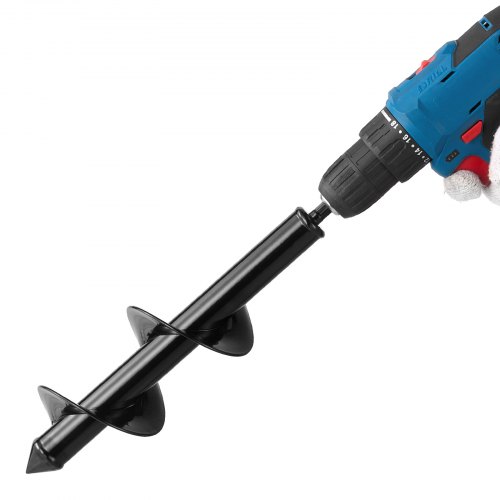 

VEVOR Auger Drill Bit 3.15 x 11.4 in Earth Spiral Post Hole Digger Planter Tool