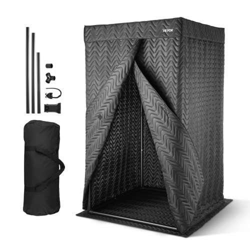 VEVOR 200 cm Portable Vocal Booth Pro-Grade Recording Studio for Voiceovers