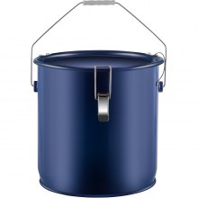 VEVOR Fryer Grease Bucket Oil Disposal Caddy 6 Gal Oil Bucket w/ Lid&Filter Bag