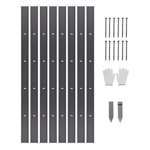 Metal Landscape Edging 8Packs 72in Rust-Resistant Bendable for Yard Garden