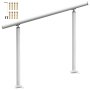Handrail Outdoor Stairs Outdoor handrail 3 ft, 34" White Transitional for Garden