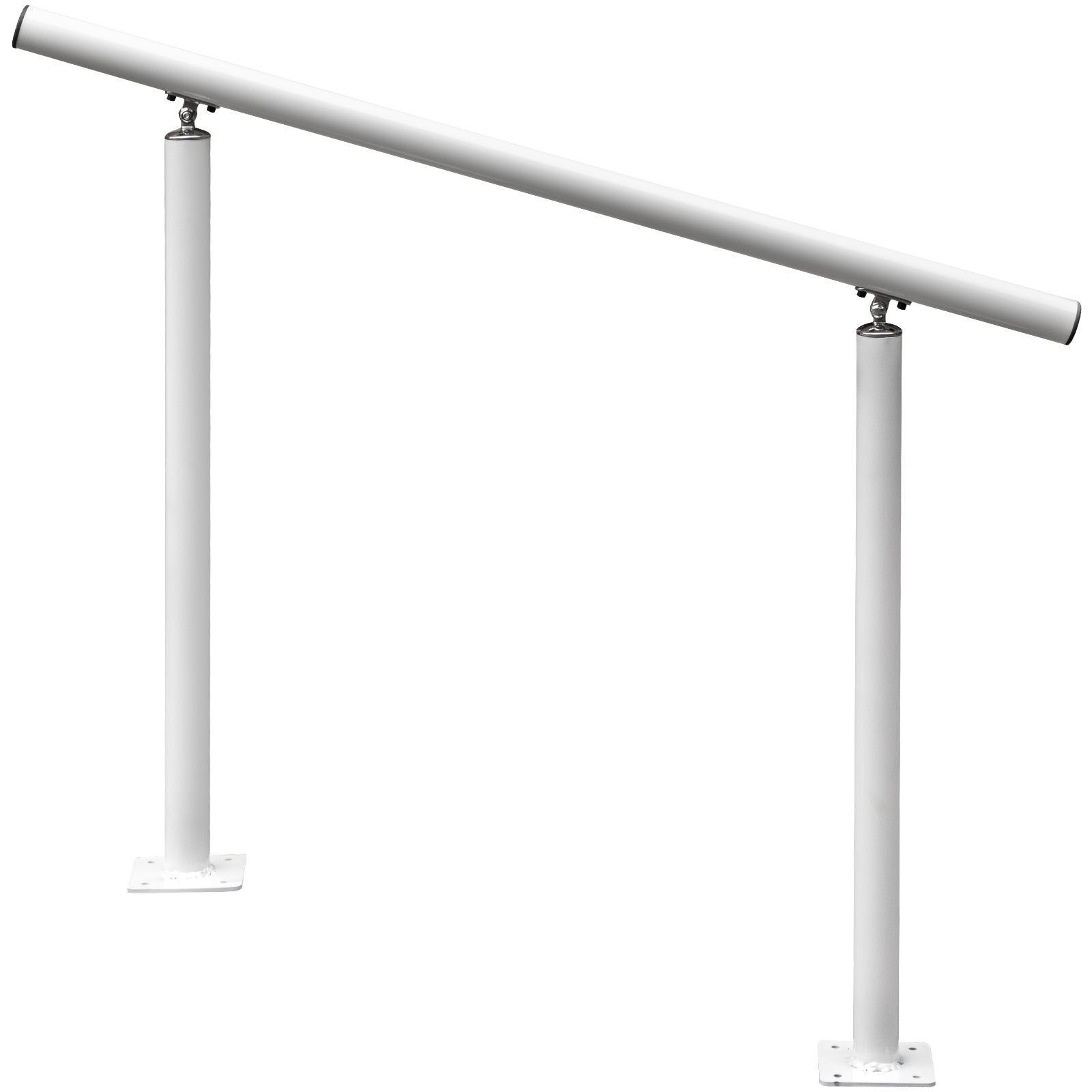 Stair Handrail Outdoor Handrail Aluminum Fits 14 Steps 4ft Railing