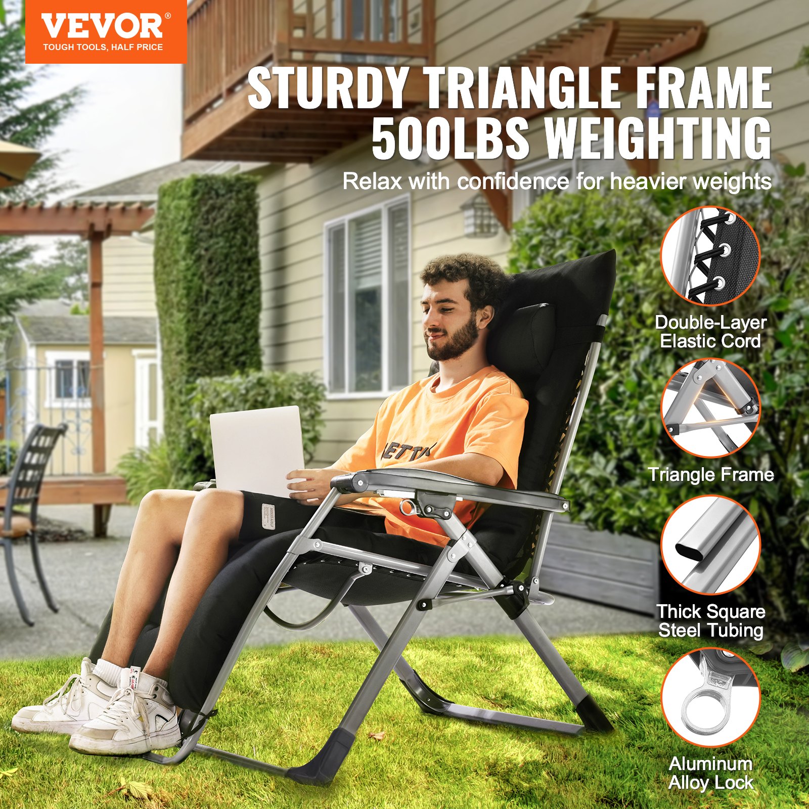 VEVOR Zero Gravity tool, 226,8 kg, 83,8 cm, 227 kg, must