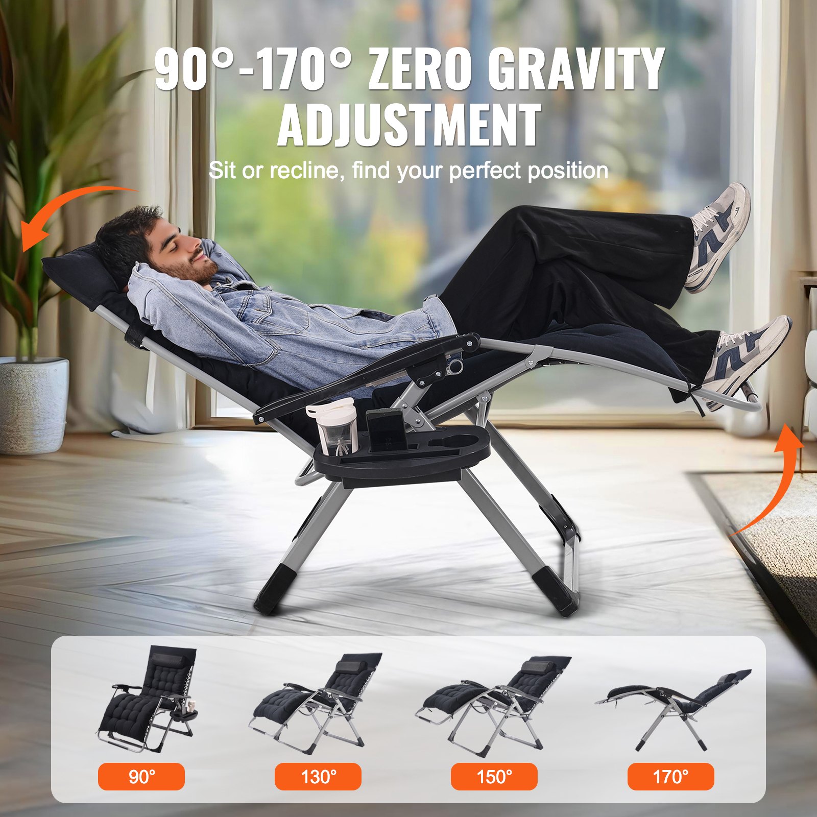 VEVOR Zero Gravity tool, 226,8 kg, 83,8 cm, 227 kg, must