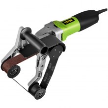VEVOR Pipe Tube Polisher Sander 7"/180 mm Max Pipe Diameter,Sander Polisher Grinder 110V 800W,Professional Belt Sander Grinding Machine 6 Speeds Adjustable,for Burnishing Finishing Stainless Steel
