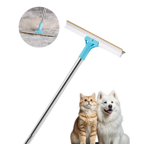 

Pet Hair Carpet Rake 35.83-55.51 in Adjustable Long Handle Pet Hair Broom Tool