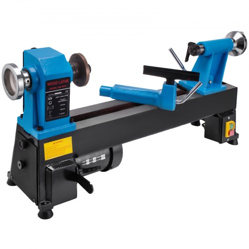 Mophorn Wood Lathe 8” x 12”,Benchtop Wood Lathe Variable Speed 500-3200RPM,Mini Wood Lathe for Wood Processing