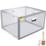 Vevor Acrylic Cnc Enclosure Clear Protective Cover For 3018 Engraving Machines