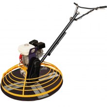 VEVOR Walk-behind Powel Trowel 36" Concrete Power Trowel with Powerful Motor and Four Power Trowel Float Blades, Effort-Saving Concrete Power Trowel Machine with Handle/Emergency Stop Function