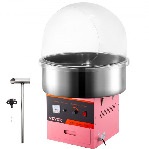 

1030W Electric Commercial Cotton Candy Maker Fairy Floss Machine with Cover