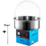 Cotton Candy Machine W/cover Party Floss Maker Commercial 1030w Stainless Steel