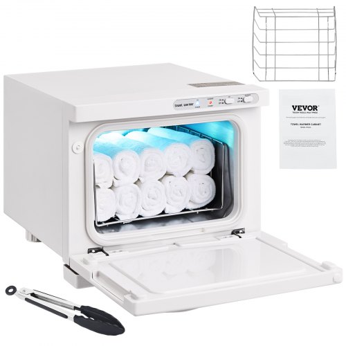 

VEVOR Hot Towel Warmer, 8L Spa Hot Towel Warmer Cabinet, 2-in-1 Towel Warmer with Stainless Steel Rack, Holds up to 16 Towels, Quick All-round Heating for Facials, SPA, Massage, Salon, Bathroom,Beauty