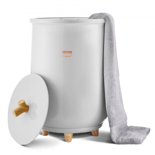 VEVOR Towel Warmer Bucket, 20L Large Towel Warmer for Bathroom, Auto Shut Off Towel Heater Fits up to Two 40""x70"" Oversized Towels, Bathrobes, Blanket