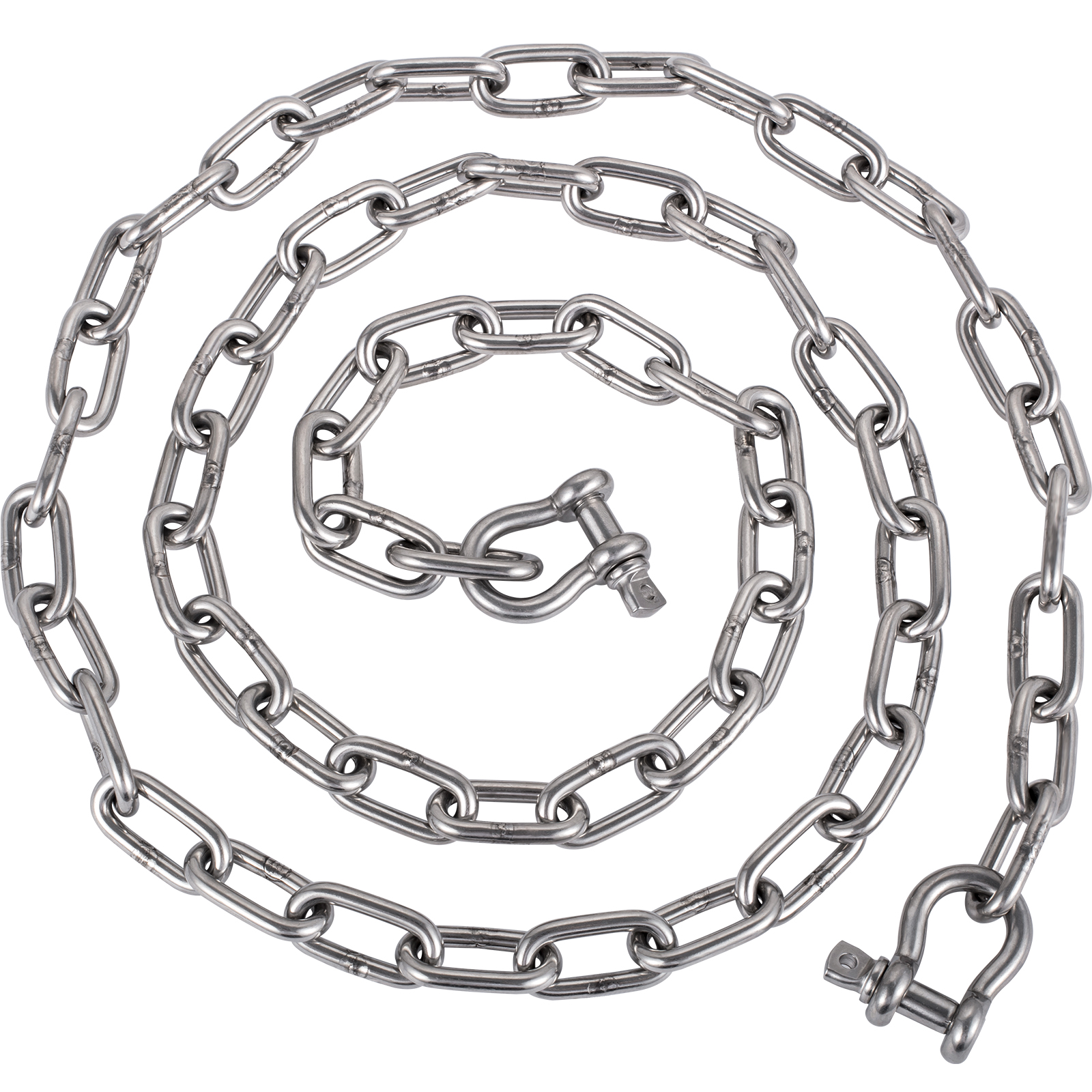 Vevor Boat Anchor Chain Stainless Steel Chain 6 Ft 5/16 In Shackles For Boats от Vevor Many GEOs