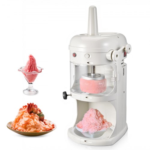 VEVOR Commercial Ice Shaver Crusher 220lbshr Electric Fluffy Ice Snow Cone Machine 250W 1500RPM Tabletop Fluffy ShavedIce Machine for Parties Ev VEVOR Commercial Ice Shaver Crusher 220lbshr Electric Fluffy Ice Snow Cone Machine 250W 1500RPM Tabletop Fluffy ShavedIce Machine for Parties Ev