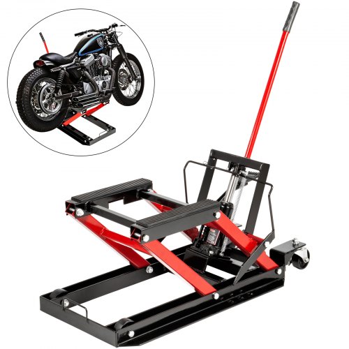 Vevor Hydraulic Motorcycle Scissor Jack, Low Profile Motorcycle Lift Table