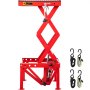 Motorcycle Jack, Scissor Jack 300lbs, Hydraulic Lift Table With Fastening Straps