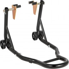 VEVOR Motorcycle Stand Paddock Stand Front Fork Lift Sport, 3 in Cast Iron Wheel