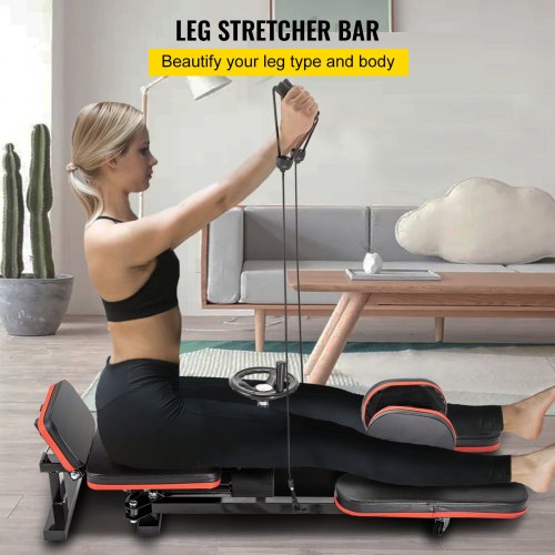 NEW BLACK TAO LEG Pulley Stretcher FLEX-STRETCH Yoga Pilates Door Mounted 