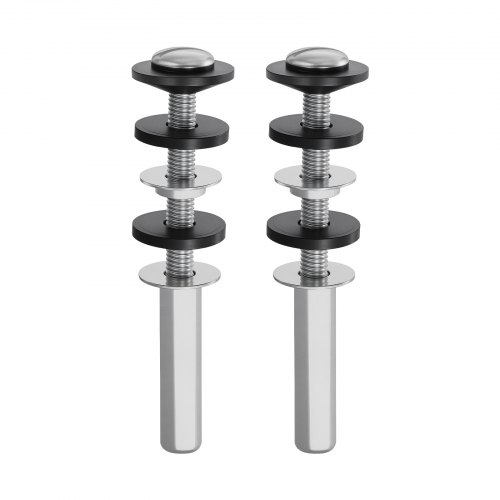Universal Toilet Seat Bolts Kit Heavy Duty Toilet Tank Bolts Downlock Nuts 2PCS
