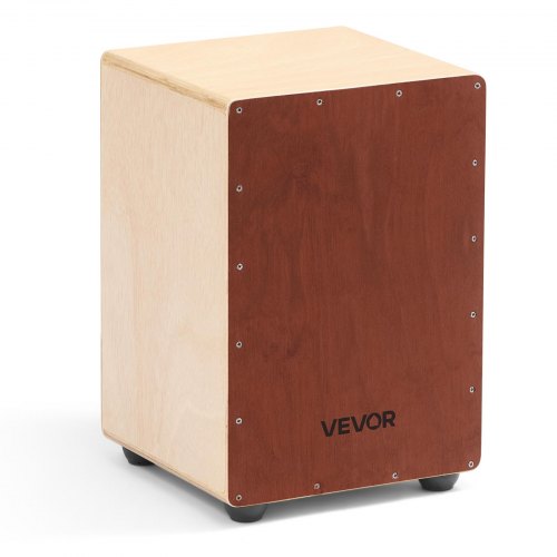 

VEVOR Cajon Box Drum Birch Wood Compact Percussion Instrument with Snare Wires