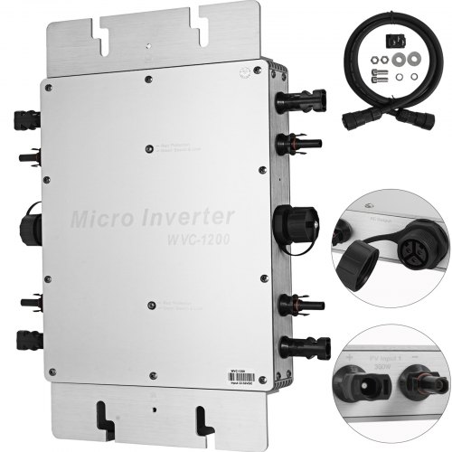 300W 600W 1200W Solar Grid Tie Inverter DC22-50V to AC230V MPPT Micro Waterproof 