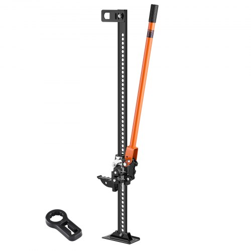 VEVOR Farm Jack, 48″ Utility High Lift Farm Jack, 3.18 Ton (7,000 lbs) Capacity Ratcheting Off Road Utility Jacks, Heavy-Duty Lift Jacks with 5.12″-42