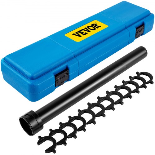 VEVOR Inner Tie Rod Installation Kit, Includes 13 Crowfoot Adapters, Durable 1/2 Inch Drive Tube for Efficient Removal, Crafted from Robust Steel, Ide
