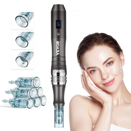 

VEVOR Professional Microneedling Pen Electric Beauty Pen with 6 Needles 6-Speed