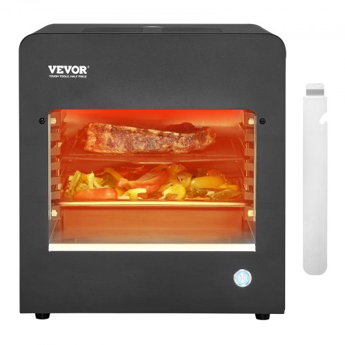 

VEVOR Electric Steak Grill 1800W Smokeless Infrared Broiler Stainless Steel Home